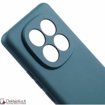 Liquid Air silikoninis dėklas su kameros apsauga - žalias (Xiaomi Redmi Note 14 Pro 4G/5G/Note 14 Pro Plus/Poco X7 5G)